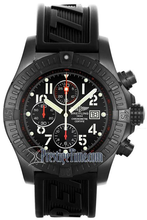 breitling super avenger m1337010 b930.122s skyland black steel 48mm|Breitling Pre.